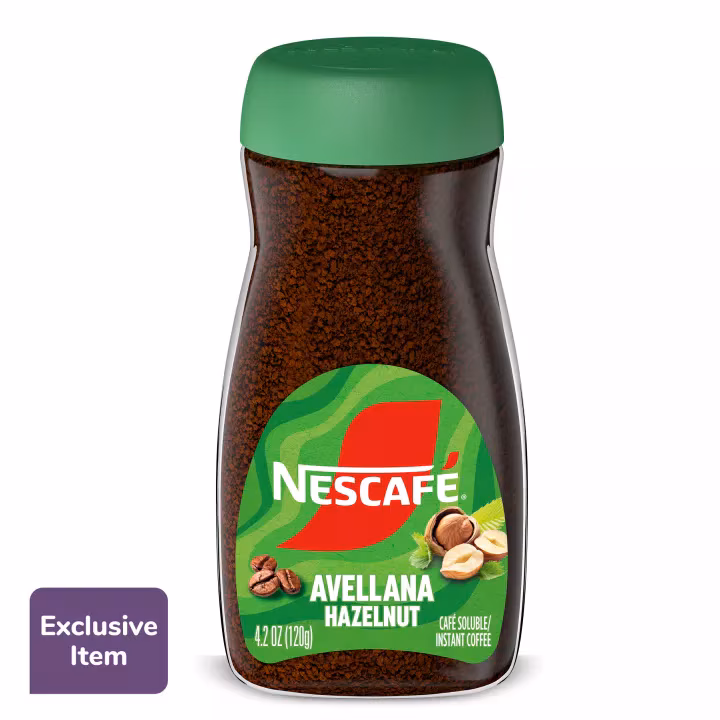 Café instantáneo sabor avellana
